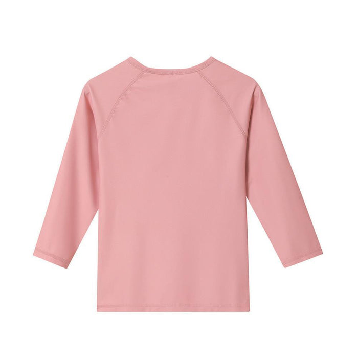 Camisola de Praia de Manga Comprida UPF50+ Monnëka Whale Pink 1-2 Anos