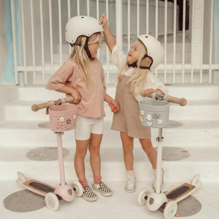 Trotinete Banwood Eco com Cesta Pin&Ride Ivory