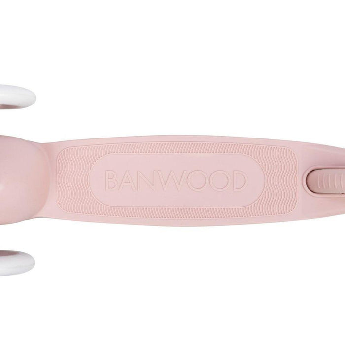 Trotinete Banwood Eco com Cesta Pin&Ride Faded Pink