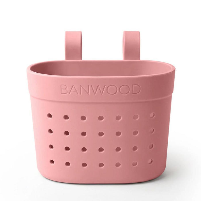 Trotinete Banwood Eco com Cesta Pin&Ride Raspberry