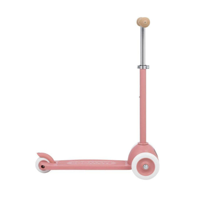 Trotinete Banwood Eco com Cesta Pin&Ride Raspberry
