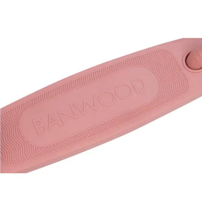 Trotinete Banwood Eco com Cesta Pin&Ride Raspberry