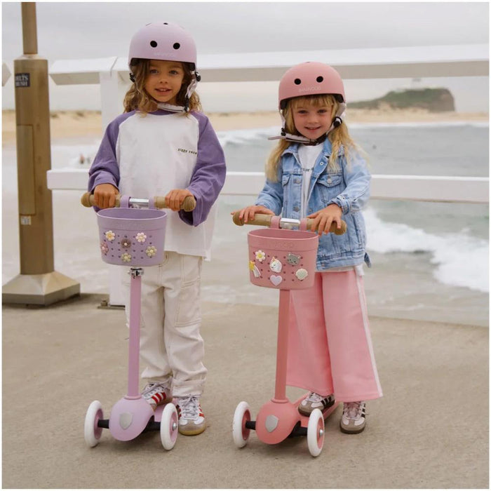 Trotinete Banwood Eco com Cesta Pin&Ride Lavender