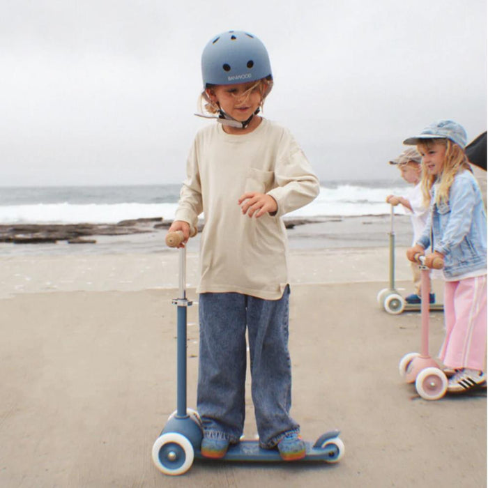 Trotinete Banwood Eco com Cesta Pin&Ride Deep Sea