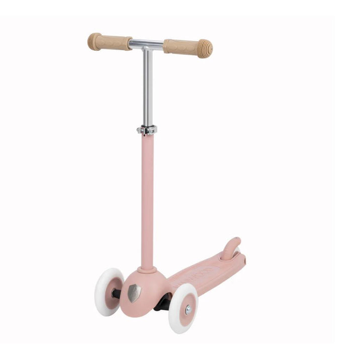 Trotinete Banwood Eco com Cesta Pin&Ride Dusty Rose