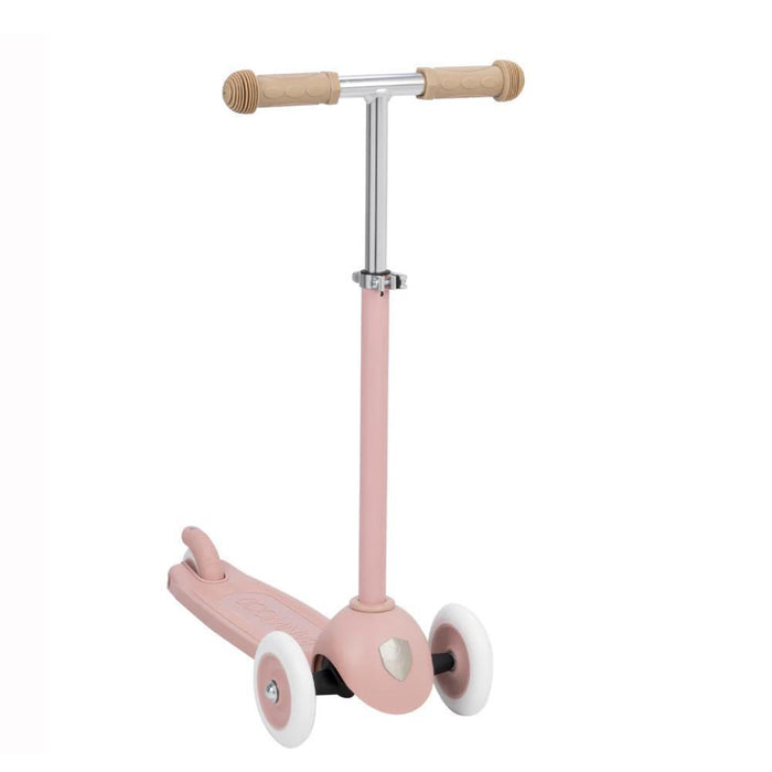 Trotinete Banwood Eco com Cesta Pin&Ride Dusty Rose