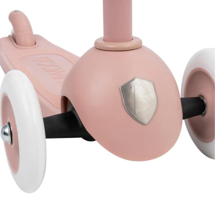 Trotinete Banwood Eco com Cesta Pin&Ride Dusty Rose
