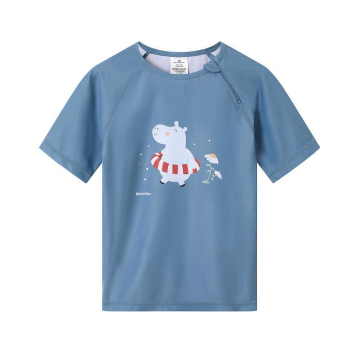 T-Shirt Praia UPF50+ Monnëka Hippos 6-12m