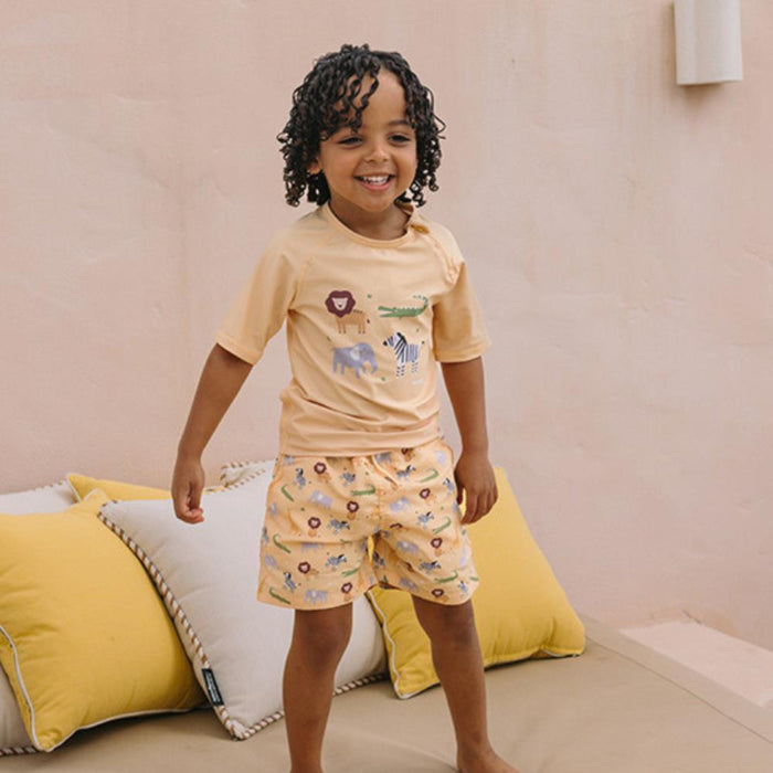 T-Shirt Praia UPF50+ Monnëka Wild Animals 6-12m