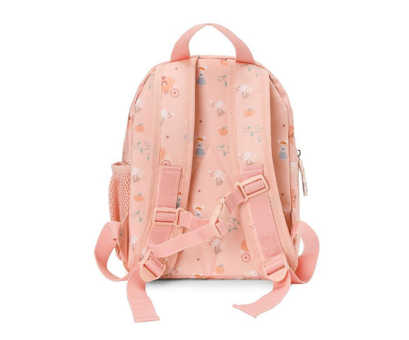 Mochila Pequena com Bolso Tutete Mouse Fairies 28cm