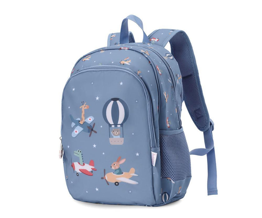Mochila Média com Porta-Chaves Tutete Planes 38cm