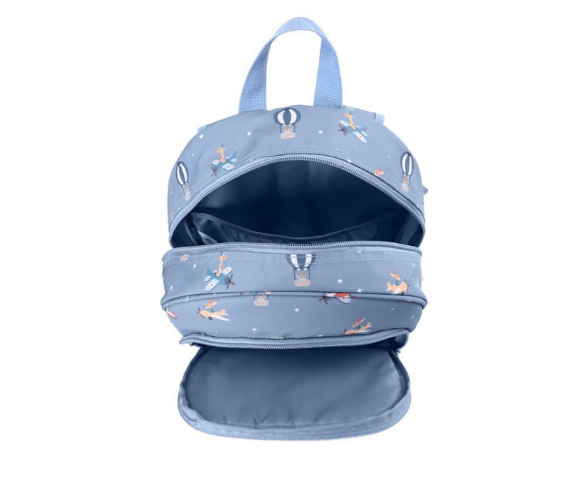 Mochila Média com Porta-Chaves Tutete Planes 38cm