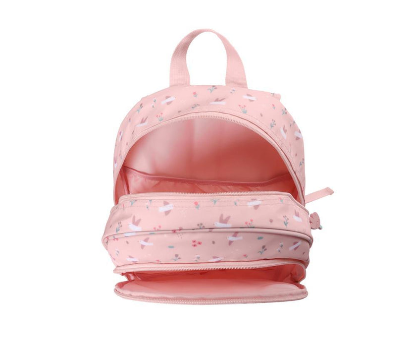 Mochila Média com Porta-Chaves Tutete Blossom Birds 38cm