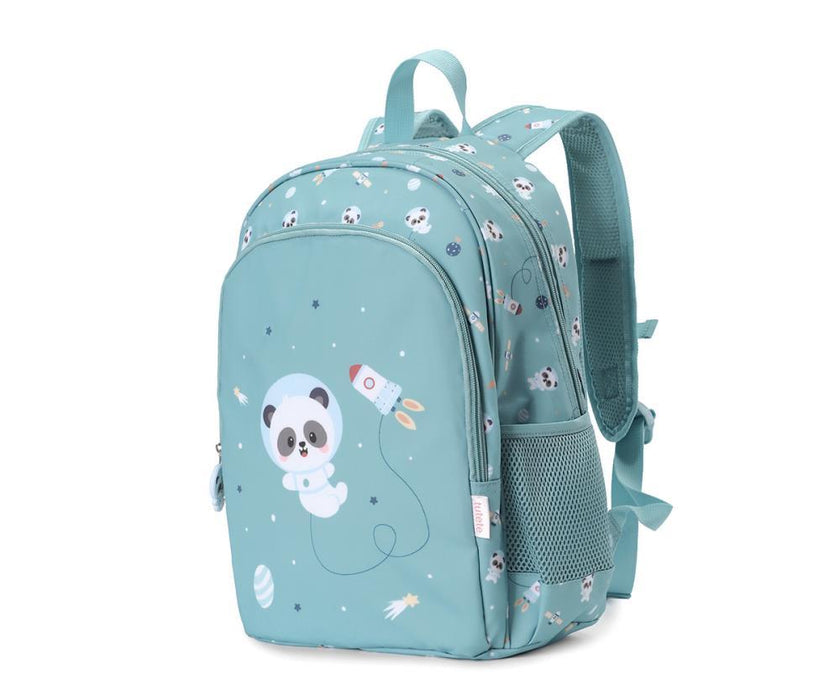 Mochila Média com Porta-Chaves Tutete Pandas in Space 38cm