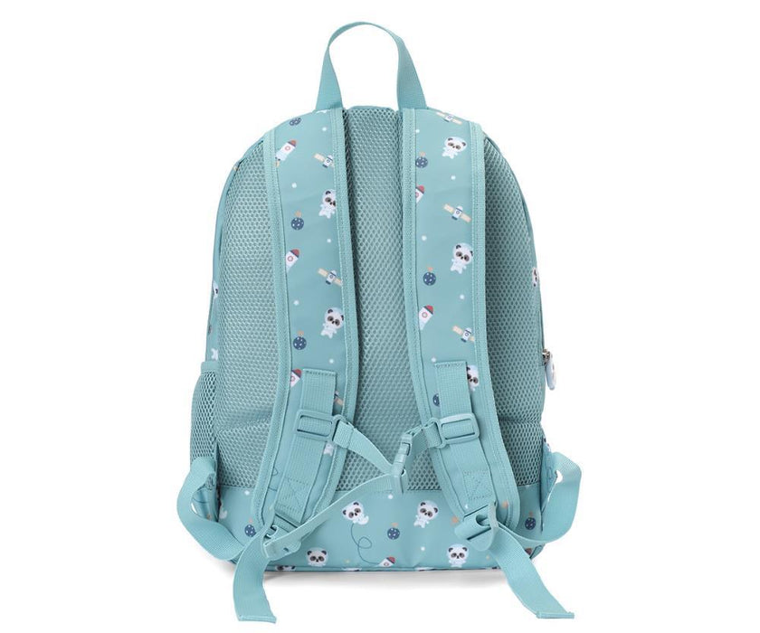 Mochila Média com Porta-Chaves Tutete Pandas in Space 38cm