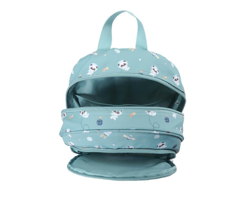 Mochila Média com Porta-Chaves Tutete Pandas in Space 38cm