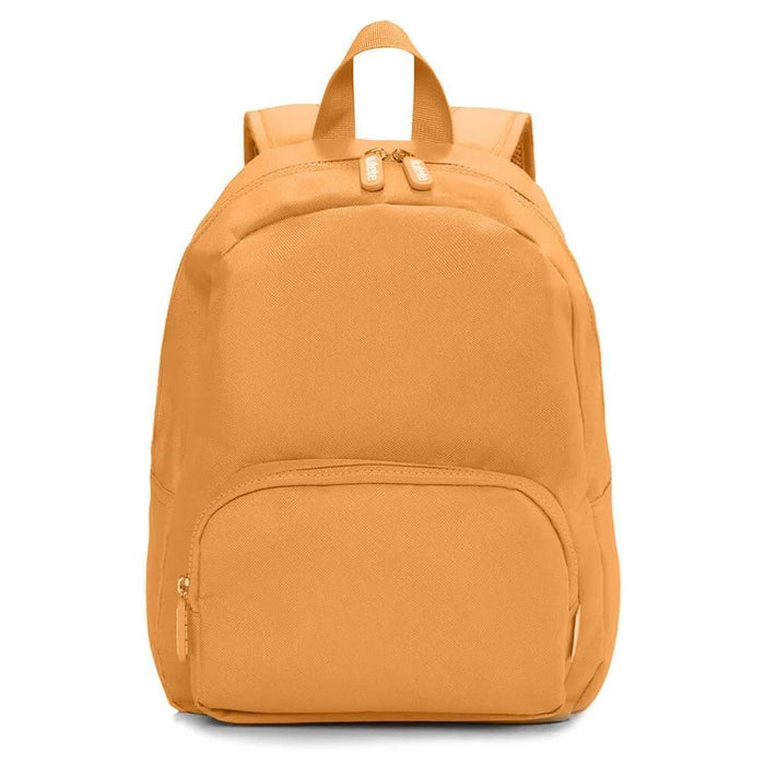 Mochila Média com Bolso Tutete Mustard 38cm