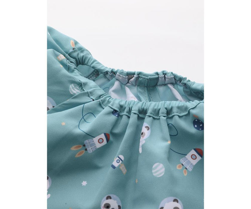 Bata com Mangas e Bolso Tutete Pandas in Space Tamanho 1