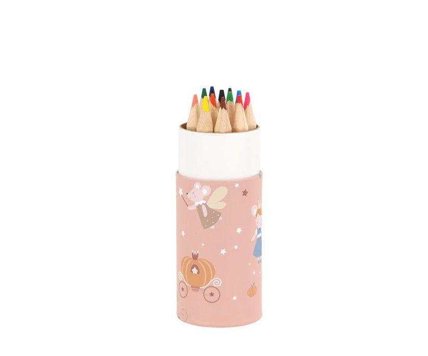 Tubo com 12 Lápis Tutete Mouse Fairies