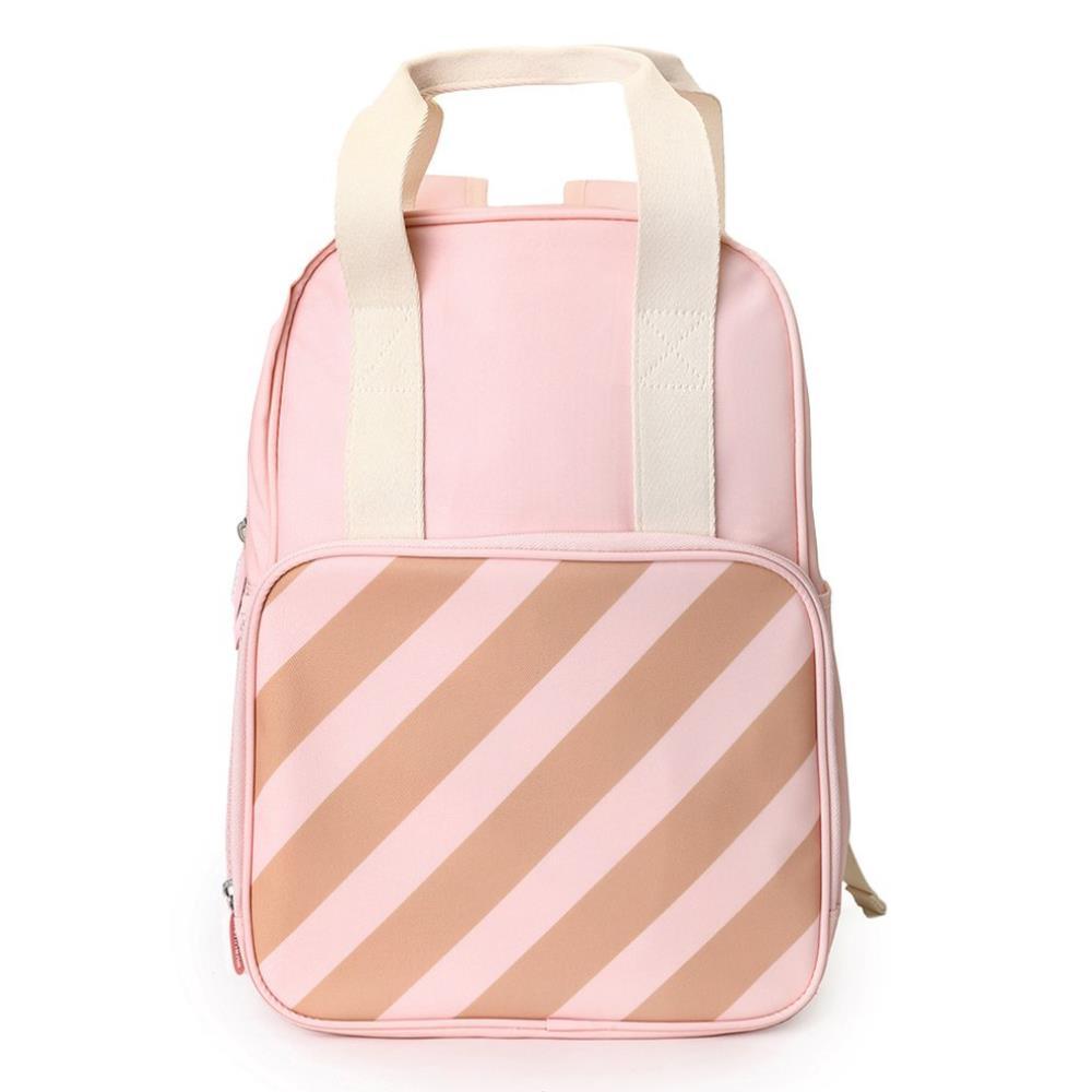 Mochila Monnëka Scout Stripes Pink 35cm