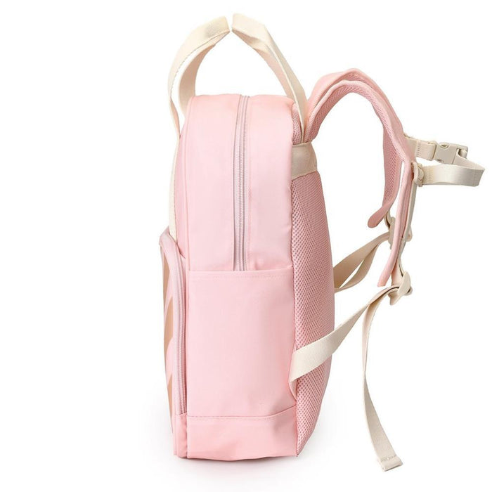Mochila Monnëka Scout Stripes Pink 35cm
