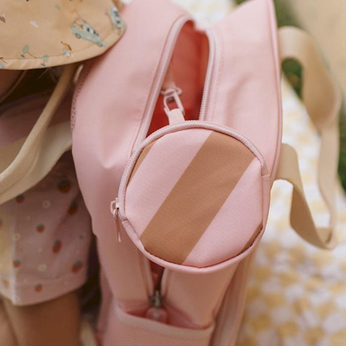 Mochila Monnëka Scout Stripes Pink 35cm