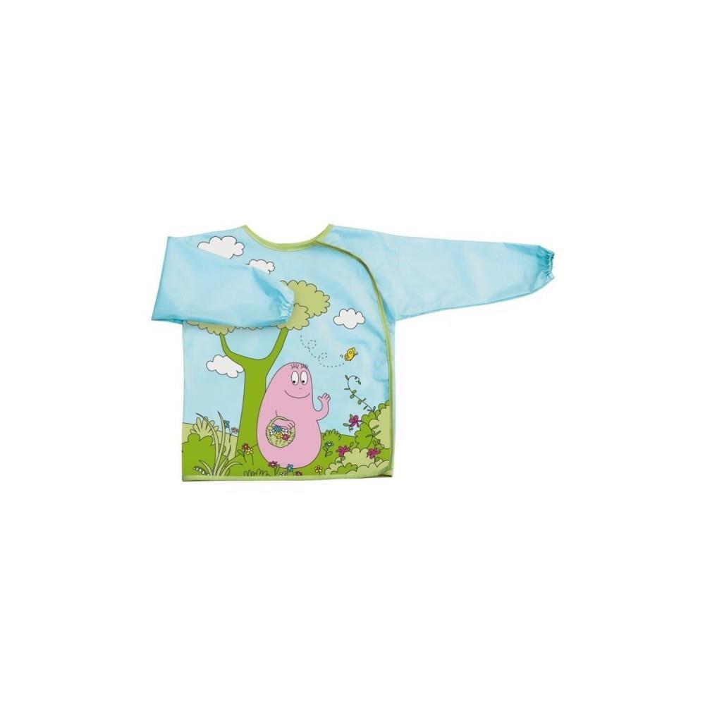 Long Sleeve Apron for Painting Barbapapa