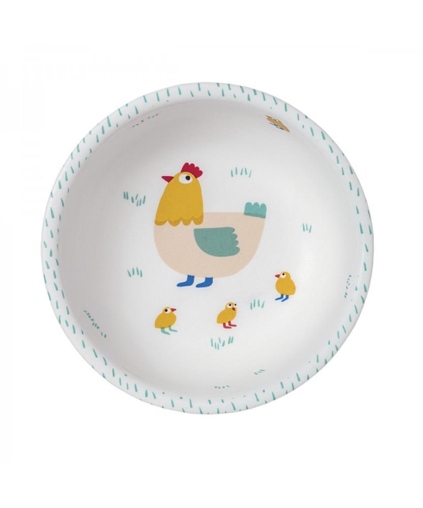 Cuenco Melamina Pollo La Ferme