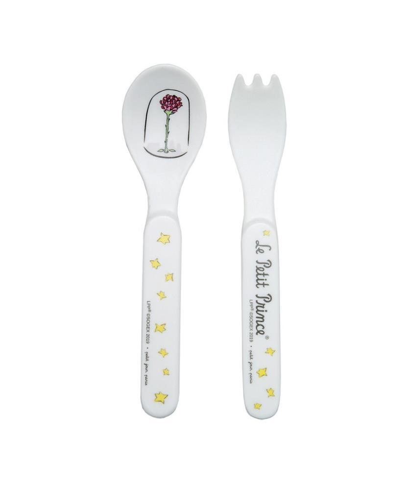 The Little Prince 2-Piece Cutlery Set White