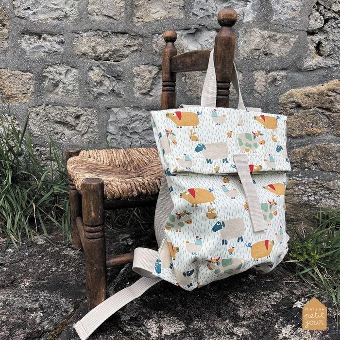 Mini Mochila Petit Jour Roll Top A Quinta 30x28cm