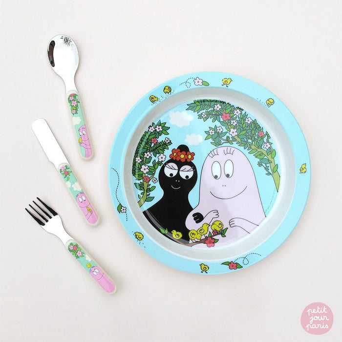 Conjunto de 3 Talheres em Inox Petit Jour Barbapapa