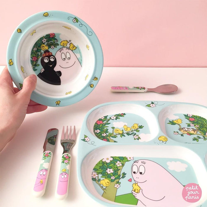 Conjunto de 3 Talheres em Inox Petit Jour Barbapapa