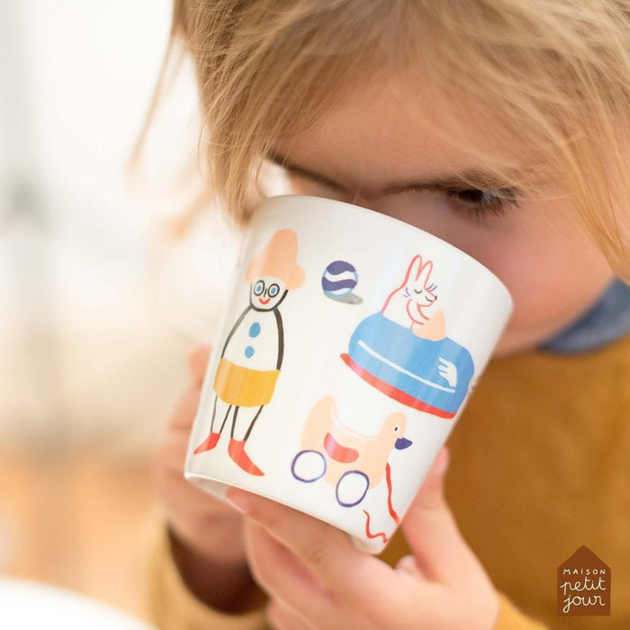 Caneca Pequena em Melamina Petit Jour Les Jouets de Marie