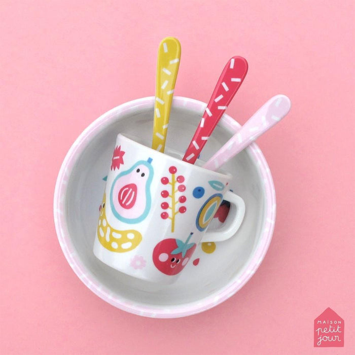 Caneca Pequena em Melamina Petit Jour Tutti Frutti