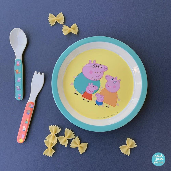 Prato em Melamina Peppa Pig Verde 18cm
