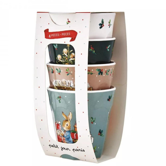 Conjunto 4 Taças Peter Rabbit Festa 220ml