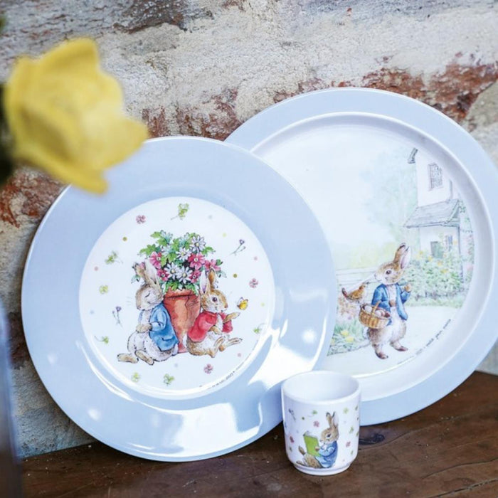 Prato em Melamina Peter Rabbit Azul 21cm