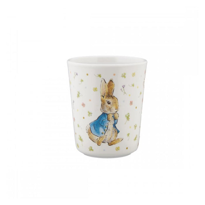 Copo em Melamina Peter Rabbit Flores Branco 160ml