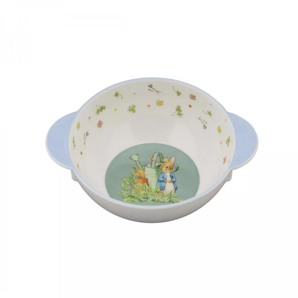 Peter Rabbit Blue Flowers Melamine Cup with Handles 280ml