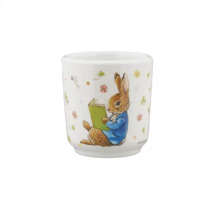 Mini Copo 5cm em Melamina Peter Rabbit Flores Branco
