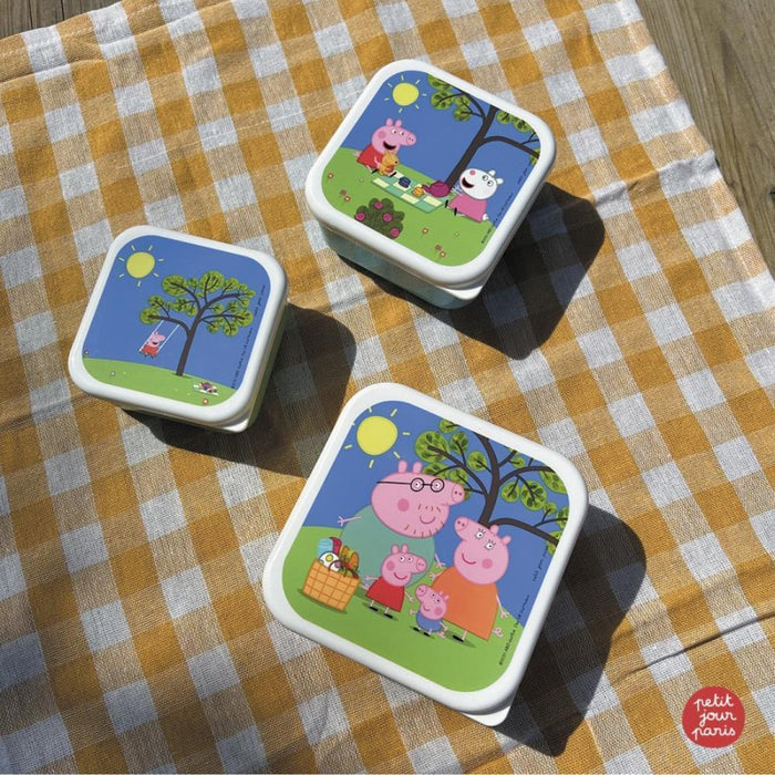 3 Caixas Lancheiras Peppa Pig