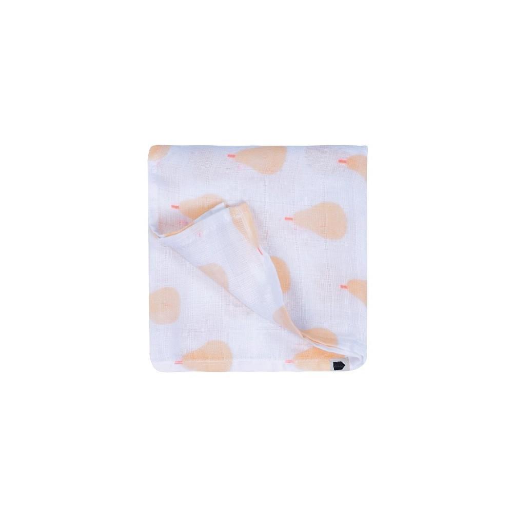 Pink Pears Muslin 120x120cm