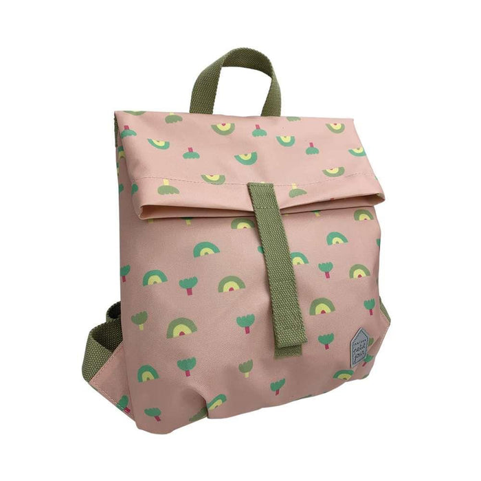 Mochila enrollable arcoíris plastificada de PetitJour