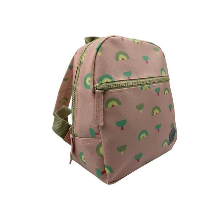 Mochila Pequena Petit Jour Arco-íris Rosa 23cm