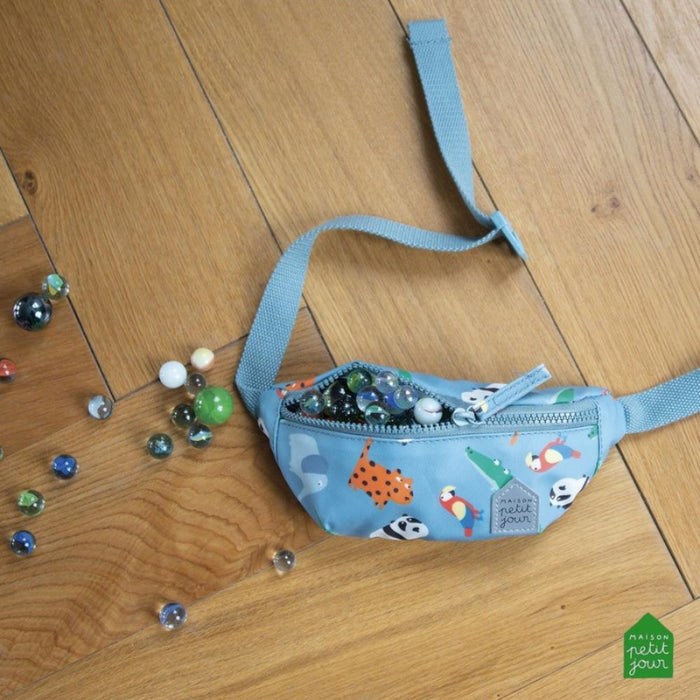 Bolsa de Cintura Petit Jour Zoo Cinza