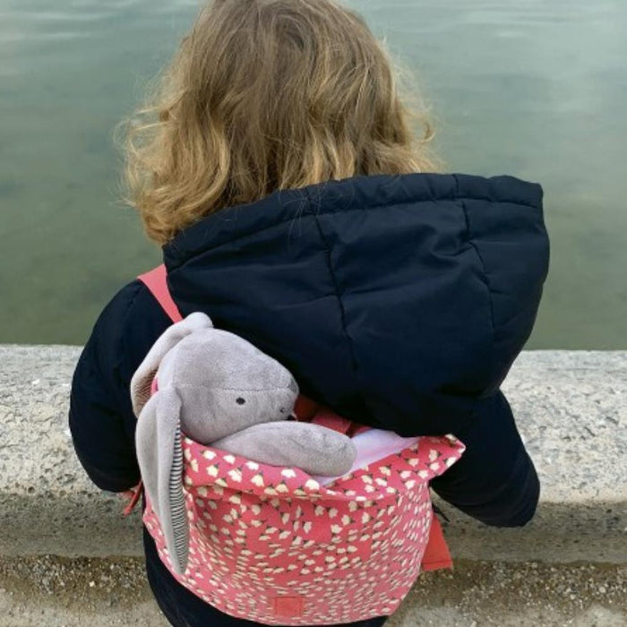 Mini Mochila Petit Jour Roll Top Little Flowers 30x28cm