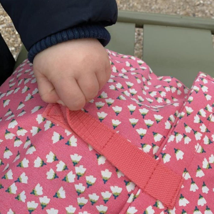 Mini Mochila Petit Jour Roll Top Little Flowers 30x28cm