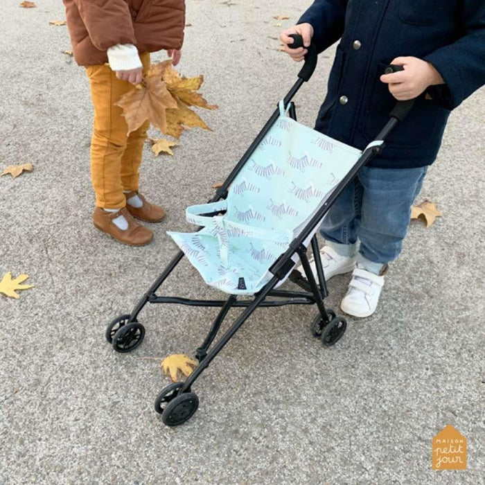 Petit Jour Small Stroller for Zebra Dolls Toys Petitjour