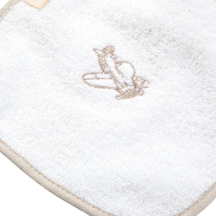 Babete em Tecido Rebelde Vintage Bege