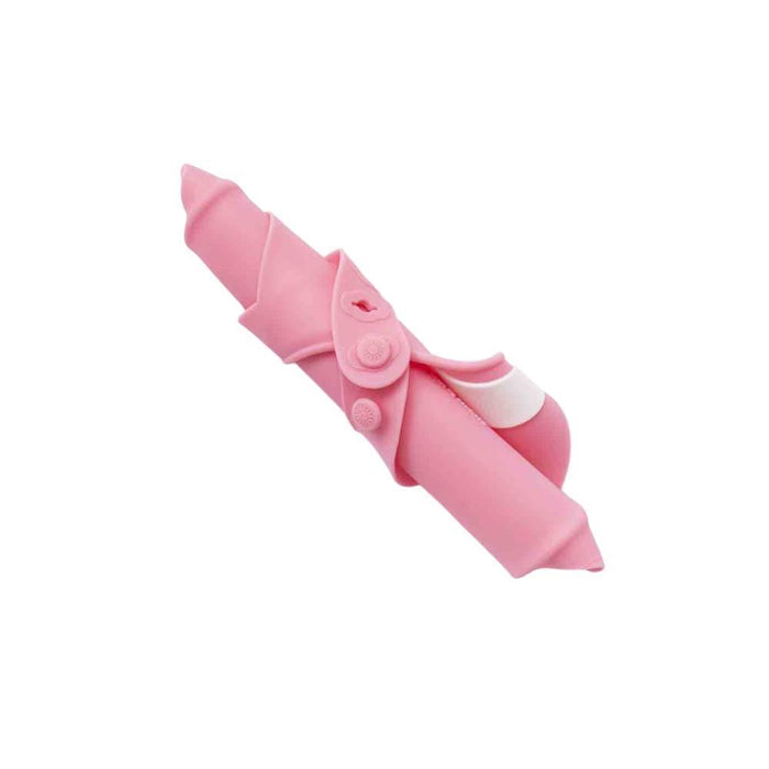 Babete em Silicone Make My Day Peter Pan Collar Rosa